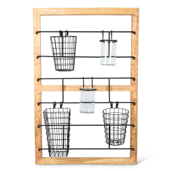 Lone Elm Studios 38InH Hanging Storage Unit Wayfair